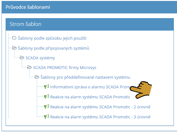 Template SCADA Promotic cs